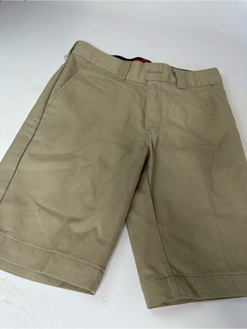 Dickies Boys Bnwot Tan Flat Front School Shorts